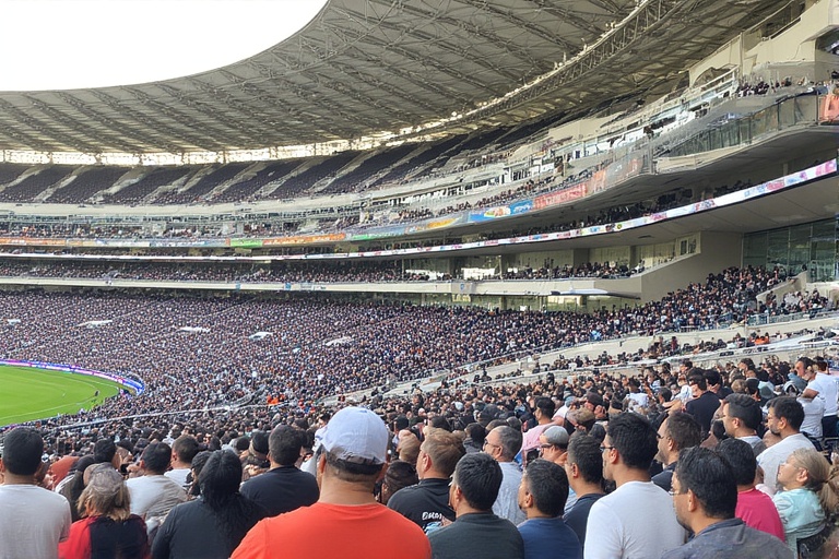 Dubai International Cricket Stadium panoramic view filled with fans during Asia Cup 2025